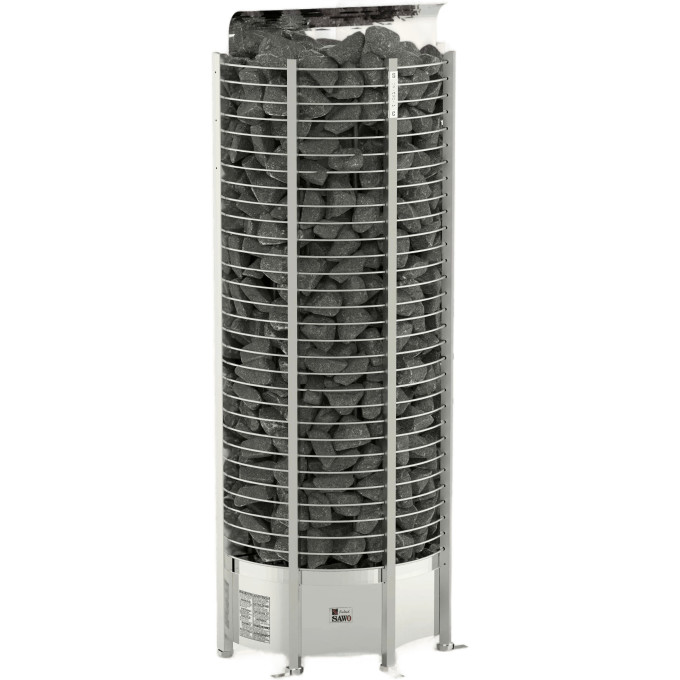 Электрическая печь SAWO TOWER TH6-90NS-WL-P (9 кВт, выносной пульт, пристенная)